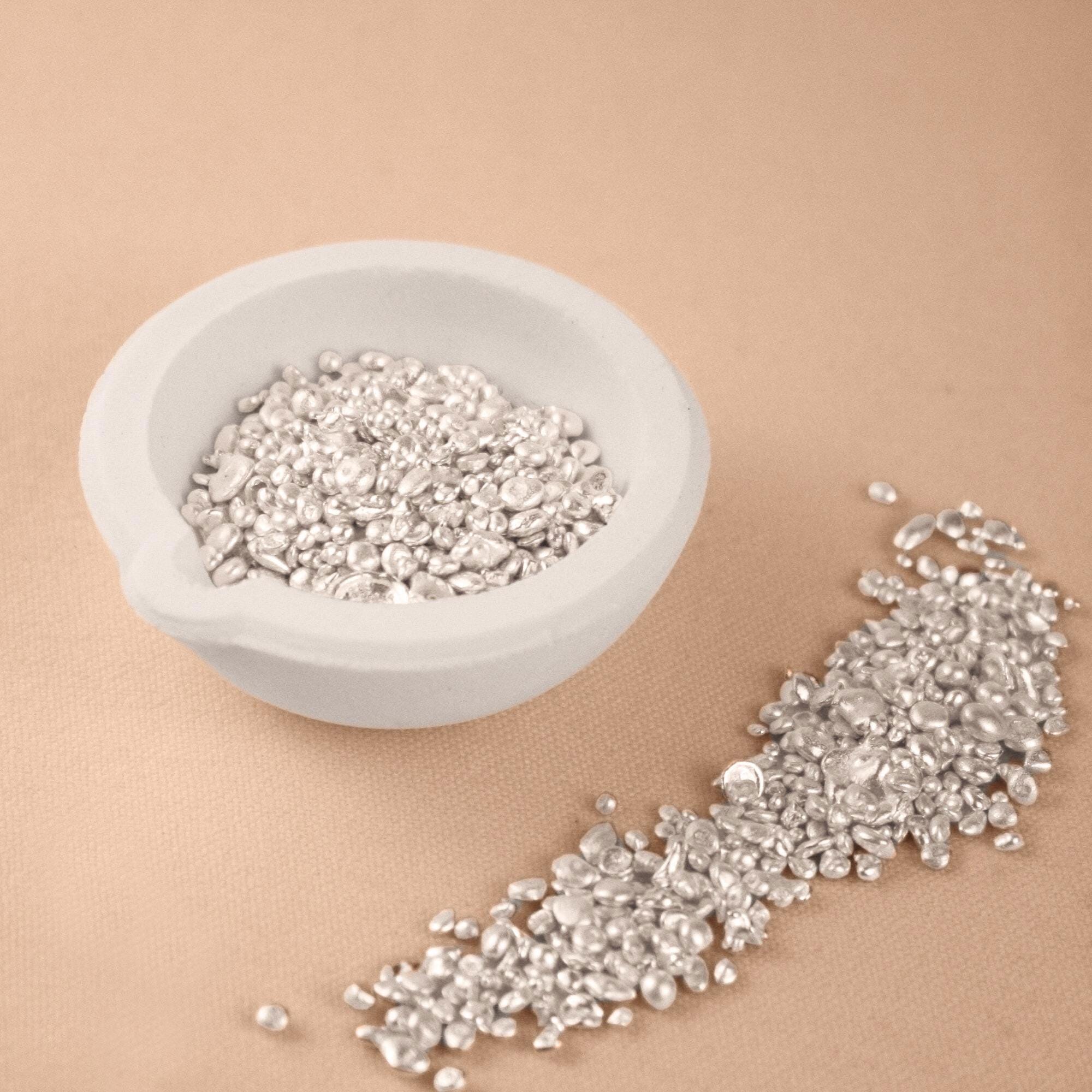 ファインシルバー鋳造粒 | 99.99%純銀 | クリーンなファインシルバーショット | 本物の生の純銀粒 - ジュエリー、地金、コイン製造 -  Etsy 日本