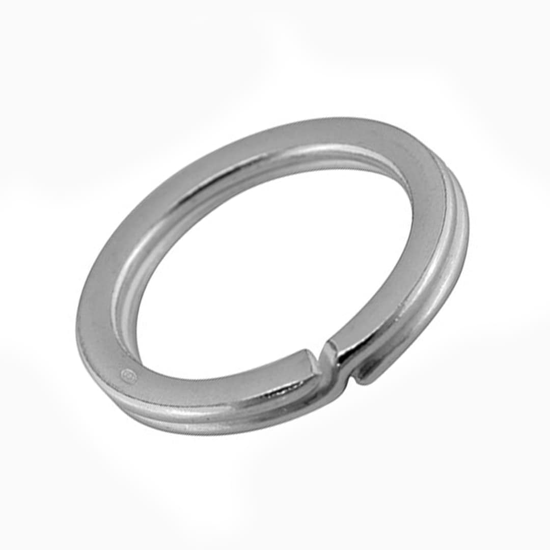 Sterling Silver Key Ring Silver Split Ring for Keys 925 Etsy