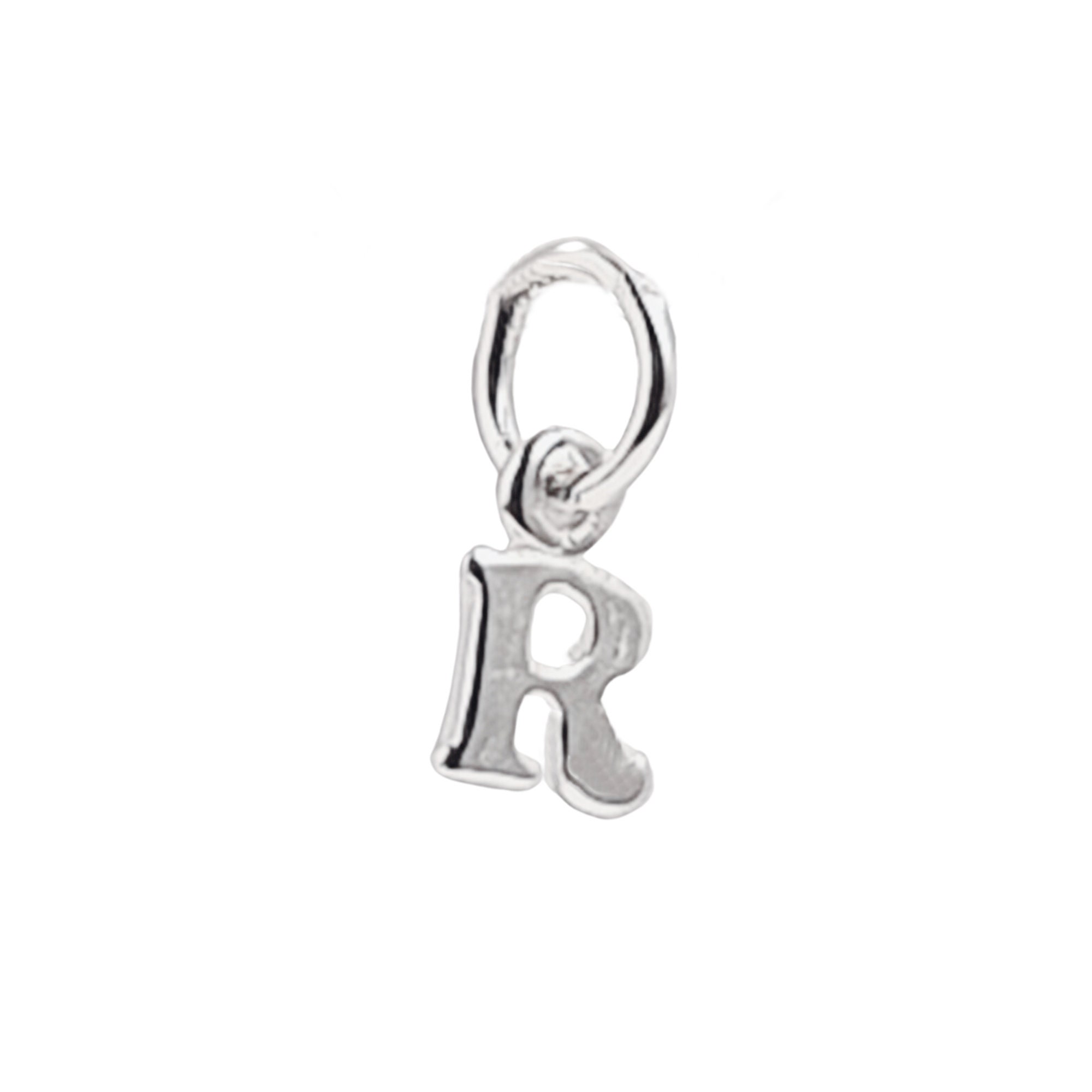 Set of 26 Gold Over Sterling Silver Letter Charms-initial Letter Charms  from A to Z Jewelry Wholesale Permanent Charms SKU: 201057-VM 