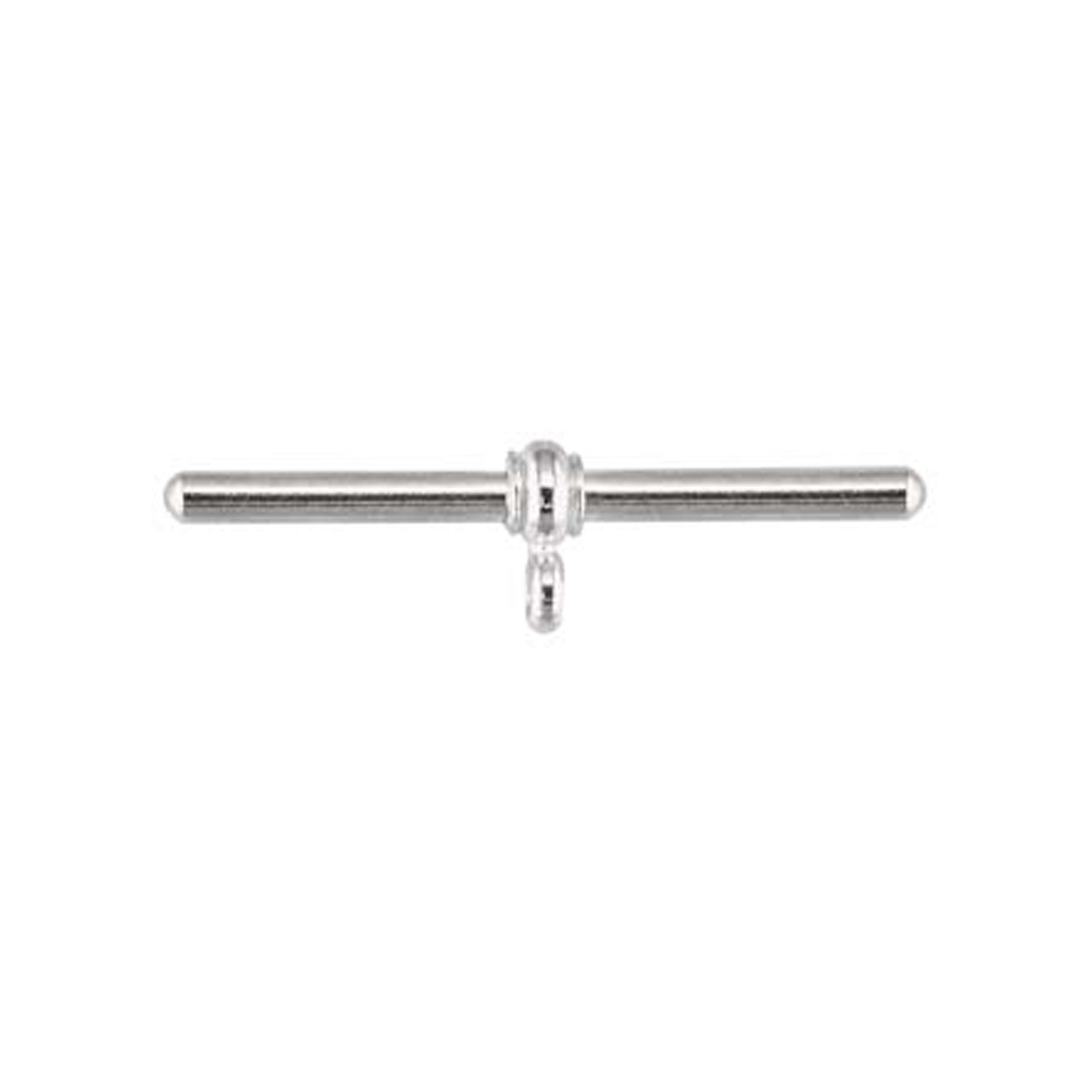 Sterling Silver Bar For Toggle Clasp - 925 Silver Bar For Toggle Clasp, Solid Silver Bar For Hoop Clasp - Silver Jewellery Findings