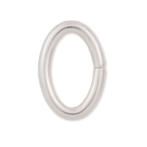 Open Oval Jump Rings Sterling Silver, Thin Jump Rings For Necklace Chain Earrings, Silver Jewellery Connector Rings, Jewellery Findings