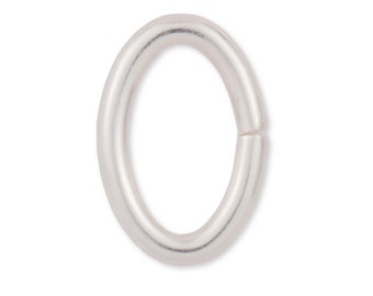 Open Oval Jump Rings Sterling Silver, Thin Jump Rings For Necklace Chain Earrings, Silver Jewellery Connector Rings, Jewellery Findings