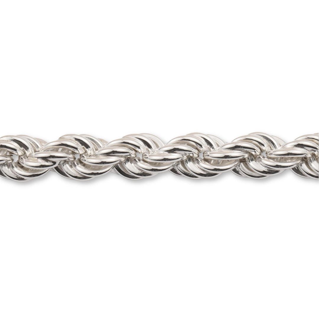 Sterling Silver Rope Chain Roll - Loose Chain for Permanent