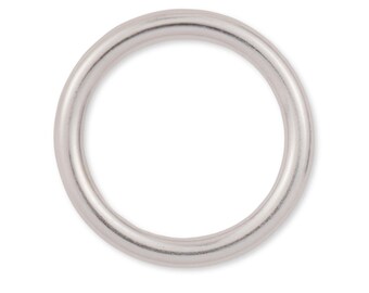 18k White Gold Closed Jump Rings, Thin Jump Rings For Necklace Chain Earrings, 18ct Gold Jewellery Connector Rings Jewellery Making Supplies