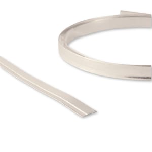 925 Silver Thick Ledge Bezel Strip, Sterling Silver Fancy Bezel For Bezel Setting Rings, Bezel Wire For Jewellery Making Stone & Cabochon