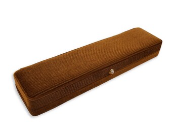 Bracelet Box - Caramel Brown | Fine Jewellery Boxes | Luxury Velvet Corduroy Jewellery Packaging | Bracelet, Anklet, Necklace, Watch Box