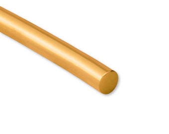 Filo d'oro puro 24 carati - 10 cm - Calibro 18 / Spessore 1,0 mm - Autentico filo d'oro massiccio 99,99% - Filo tondo d'oro 9999 - Filo sottile per avvolgimento in oro