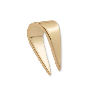 9k Solid Yellow Gold Bail, 375 Solid Gold Bail | Classic Style Pendant Bail For Soldering To Necklace or Pendant | Jewellery Making Supplies