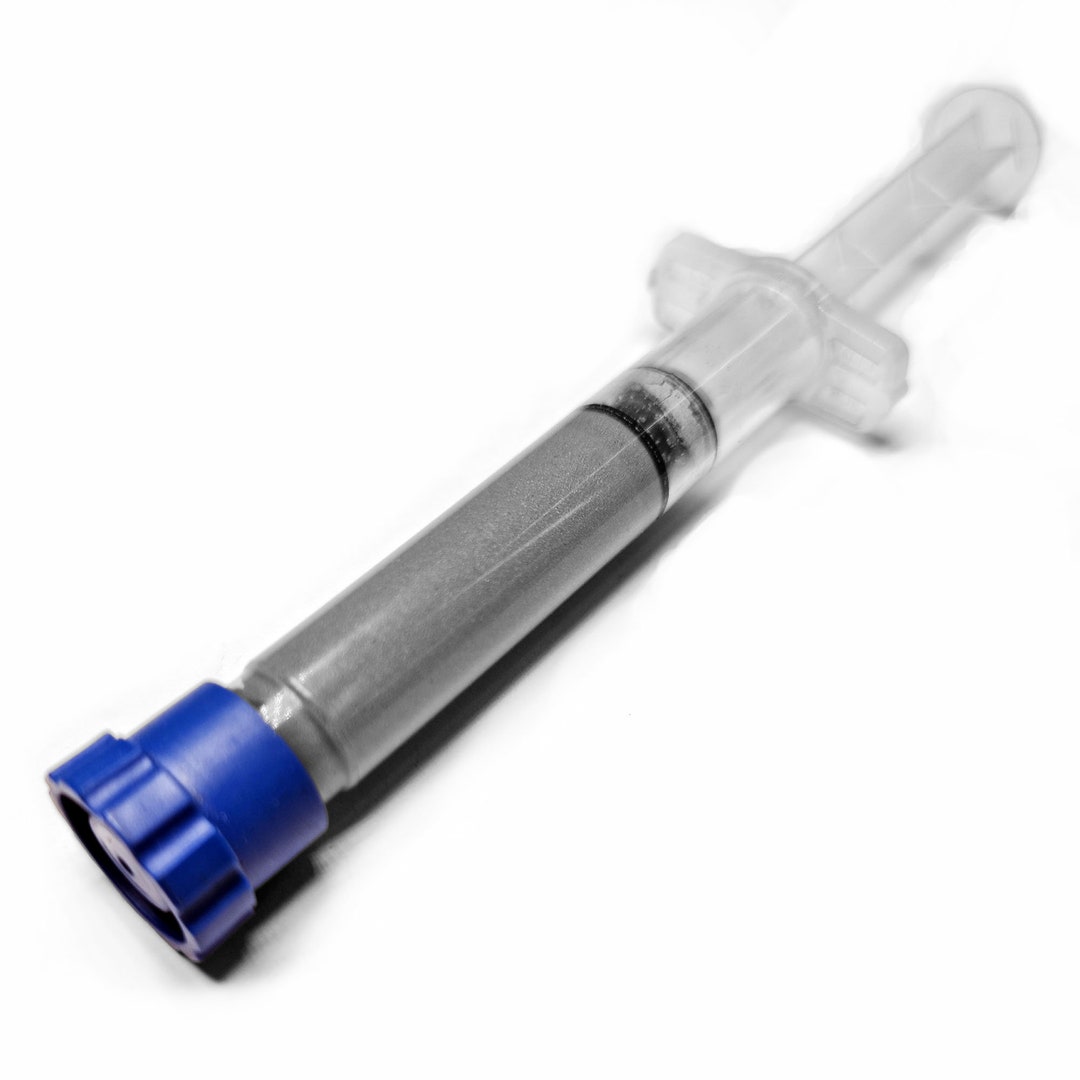 Silver Solder Paste – Extra Easy Flow, 60% Silver, Cadmium-Free, Flux Included, 3 DWT Syringe – Made In USA