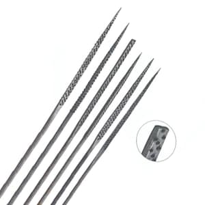 Wax Needle file Set - 6 Pieces | Premium Quality | Complete Wax File Set File | Jewellery Files | Wax Cut - Medium | Jewellery Making Tools