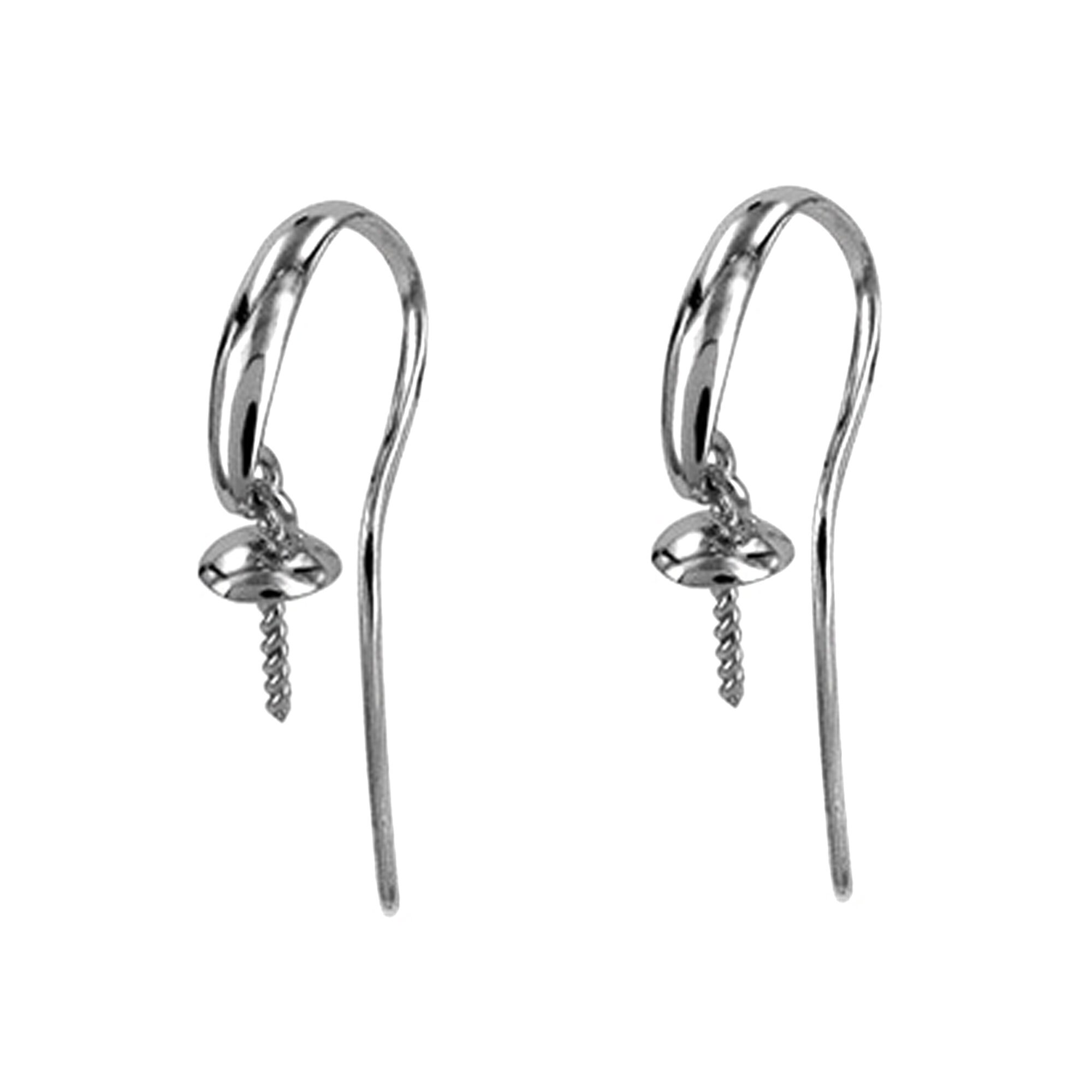 Cheap silver, gold, rose gold Stainless Steel Earring Hooks Kidney Earring  Hooks Handmade Crafts Lovers