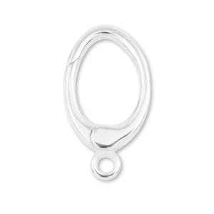 925 Sterling Silver Seed Clasp, 925 Silver Spring-Gate Clasp, Necklace & Bracelet Clasp, 925 Silver Spring-Lock Clasps for Jewellery Making