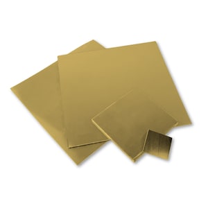 Solid Brass Sheet Metal - Brass Blank Sheets - Raw Brass Square Strip For Stamping - Brass Findings   - Jewellery Brass - Large Brass Sheets