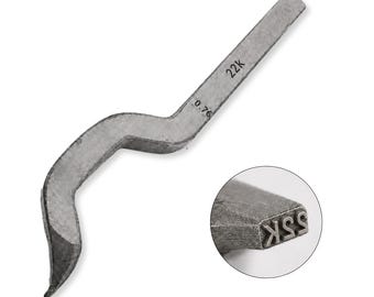 22k Hallmark Punch | Metal Stamping Tool for Marking Gold Jewellery | Jewellery Making Tools