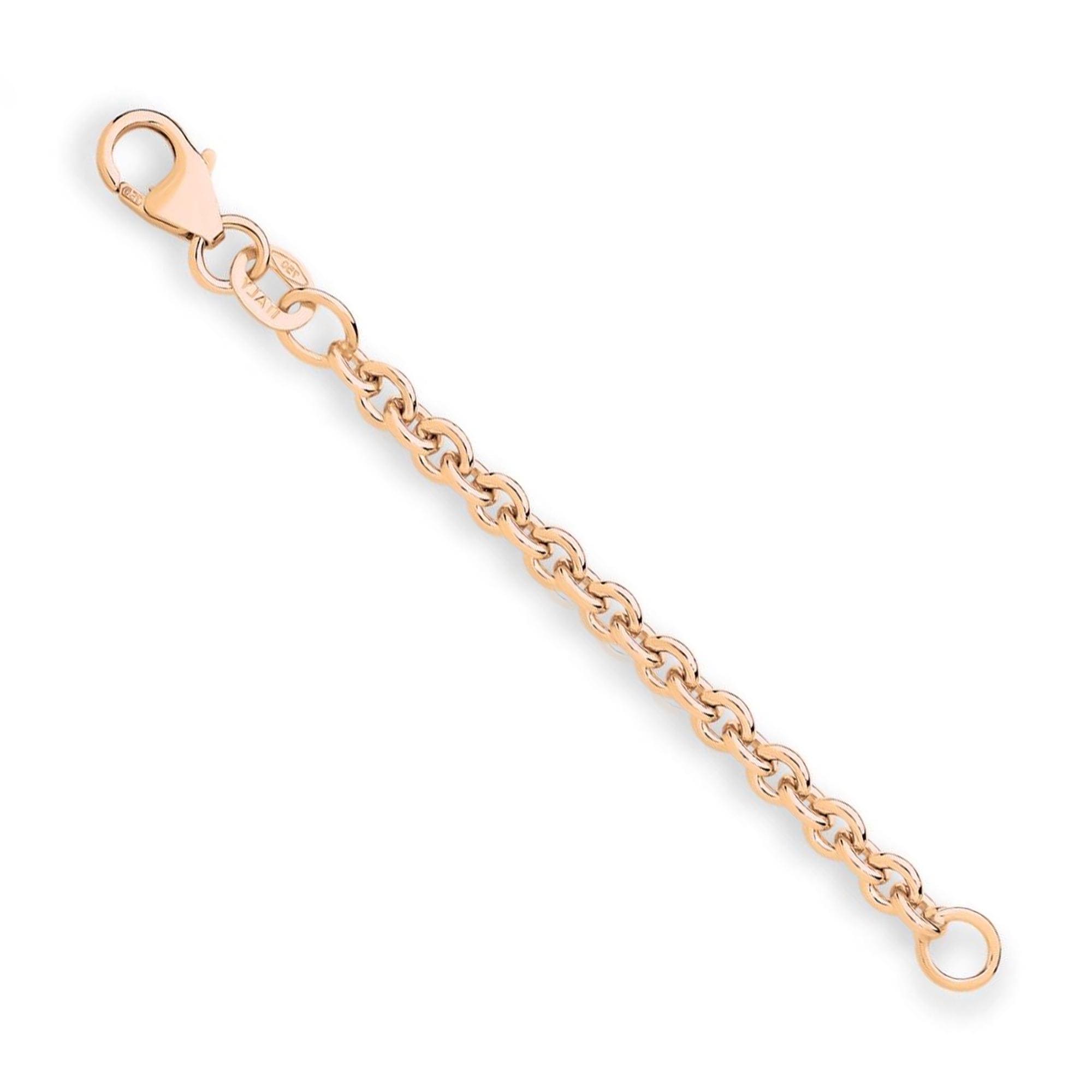 Extension De Bracelet à Mousqueton Noir, Or Et Argent Rose - Chaîne Réglable, Neuf