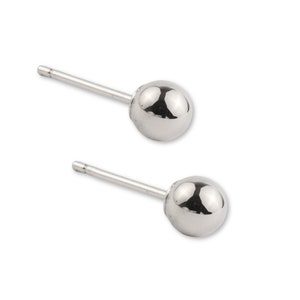 925 Sterling Silver Ball Stud Earrings -  Conch Earrings, Tiny Stud Earrings, Cartilage Stud, Helix Stud, Tragus Stud