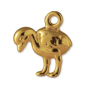 Solid 9ct Yellow Gold Baby Chicklet Charm - Animal Charms - 9k / 375 Gold Charms for Necklaces, Bracelets and Earrings