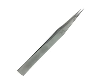 Fine Tip Tweezers | Anti Acid, Stainless Antimagnetic Tweezers | Premium Quality | Fine Point Tweezers | Size #1 | Jewellery Making Tools