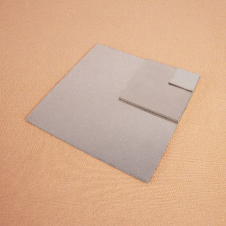 940 Argentium Silver Sheet Metal, Silver Blanks, Silver Flat Sheet For Jewellery Making, Ultra Hypoallergenic, Stamping & Engraving Sheet zdjęcie 3