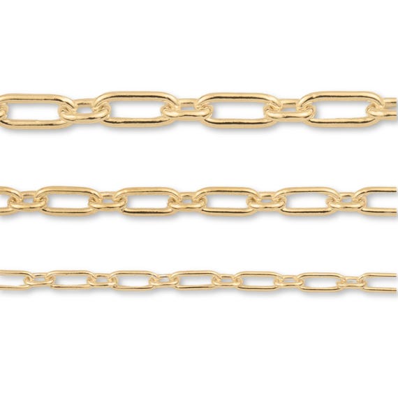 Rope Chain Fake Figaro Chain 14K GOLD 7MM SOLID TRICOLOR MILANO