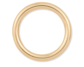 18k Yellow Gold Closed Jump Rings, Thin Jump Rings For Necklace Chain Earring, 18ct Gold Jewellery Connector Rings Jewellery Making Supplies