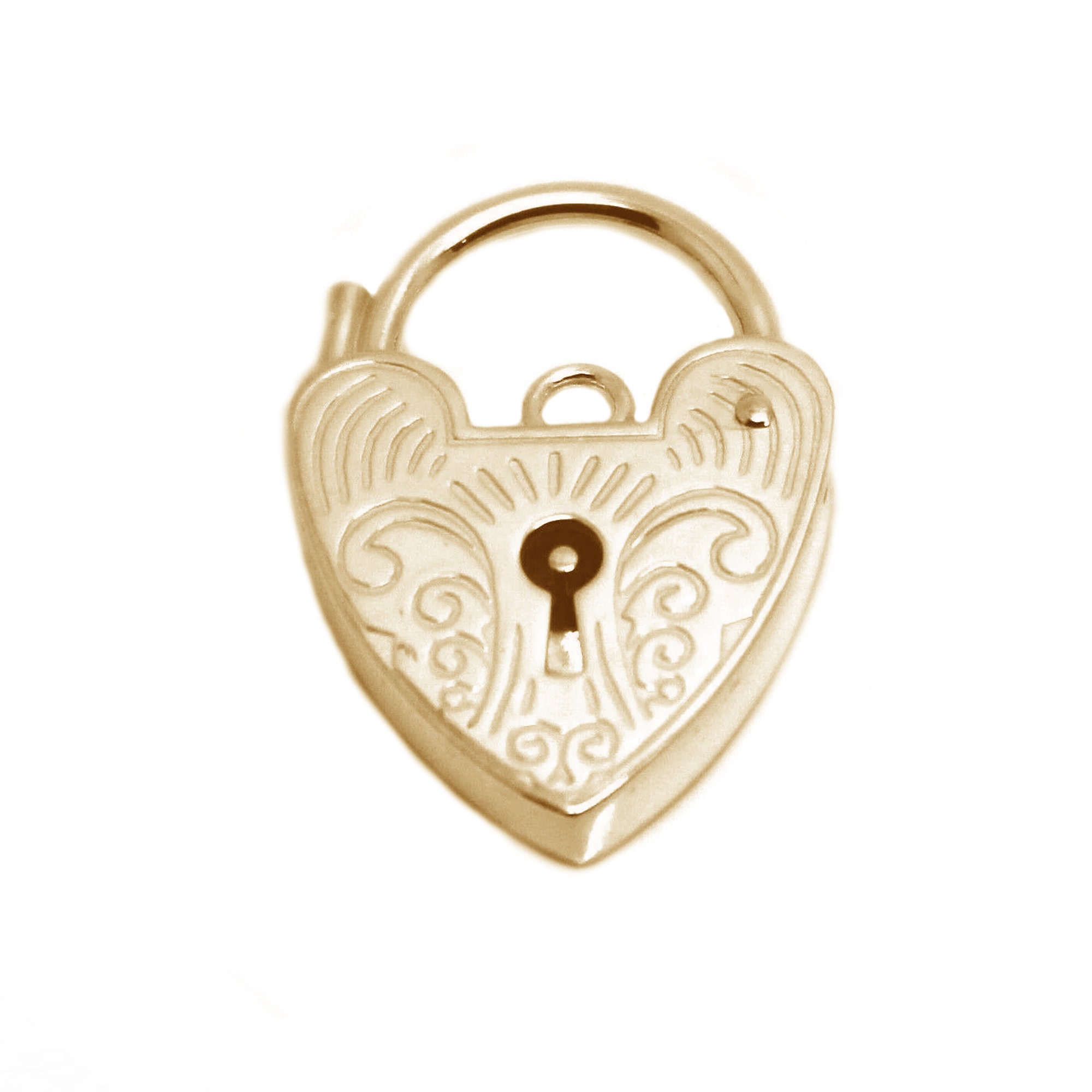 Gold 2024 heart lock