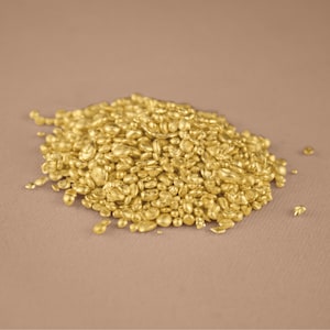 24k Gold Casting Grain 99.99% Pure Gold Clean Fine Gold Shot Genuine 9999 Raw Solid Gold Granule Jewellery, Bullion, Coin Making image 9