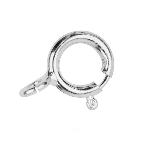 14K White Gold Cable Link Chain 1.1mm with Spring Ring Clasp – Maggie Lee  Designs