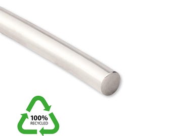 Filo Semi Duro In Argento 925 Mezzo-tondo Mm. 0.6x0.4 X M. 1 P 55302 - Foto 8