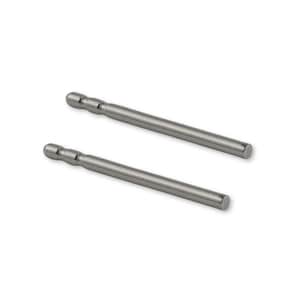 950 Platinum Double Notch Earring Post - 95% Platinum Posts For Earrings - Sold As Pair / Bulk - Platinum Backing Posts / Earring Pins