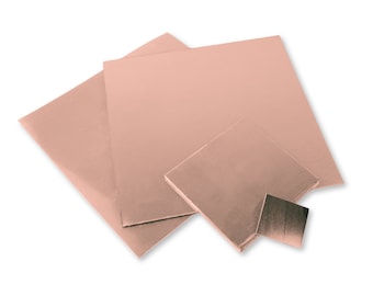 18k Solid Rose Gold Sheet Metal - 750 Pink Gold Plates, Real Gold Blank Sheet, 18ct Gold Flat Sheet, Jewelry Making & Repair, Stamping Sheet