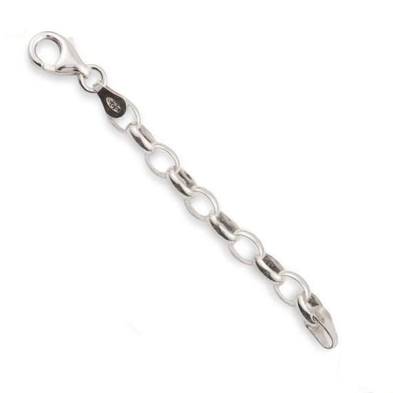 2.6mm Stainless Steel Open Box Chain Bracelet Or Anklet – Choose Length, Made In UK