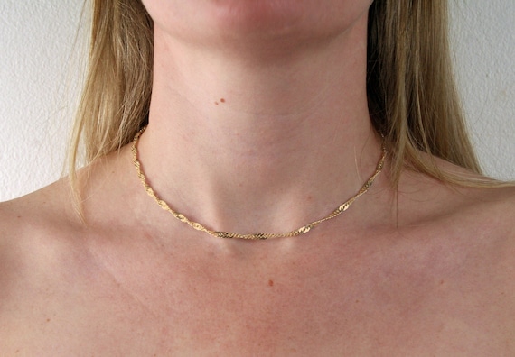 9ct gold necklace womens new arrivals