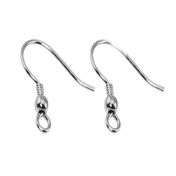 Sterling Silver Hook Earrings With Loop, Hypoallergenic Silver European  Shepherd Hooks Bulk Ear Wire, Ear Hook, Dainty, Dangly Earring -  Canada