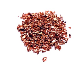 Copper Casting Grain, Pure Copper Chips, Clean Copper Granules, Genuine Raw Solid Copper Shot, Metal for Jewellery, Bullion, Coin Making