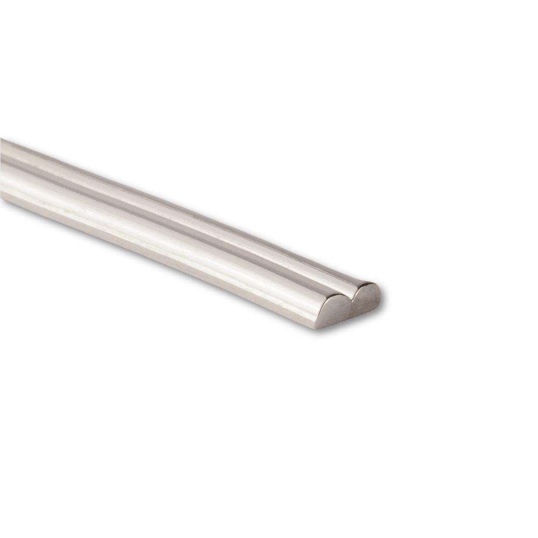 Sterling Silver Double Half Round Wire, 925 Silver Double Half Round