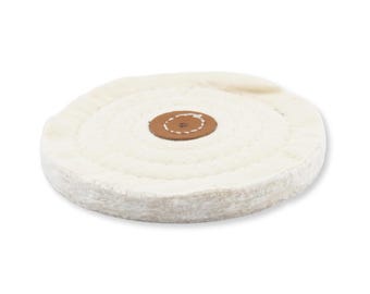 6" White Muslin Buffs | Polishing Wheels for Jewellery Buffing  | Jewellery Making Tools