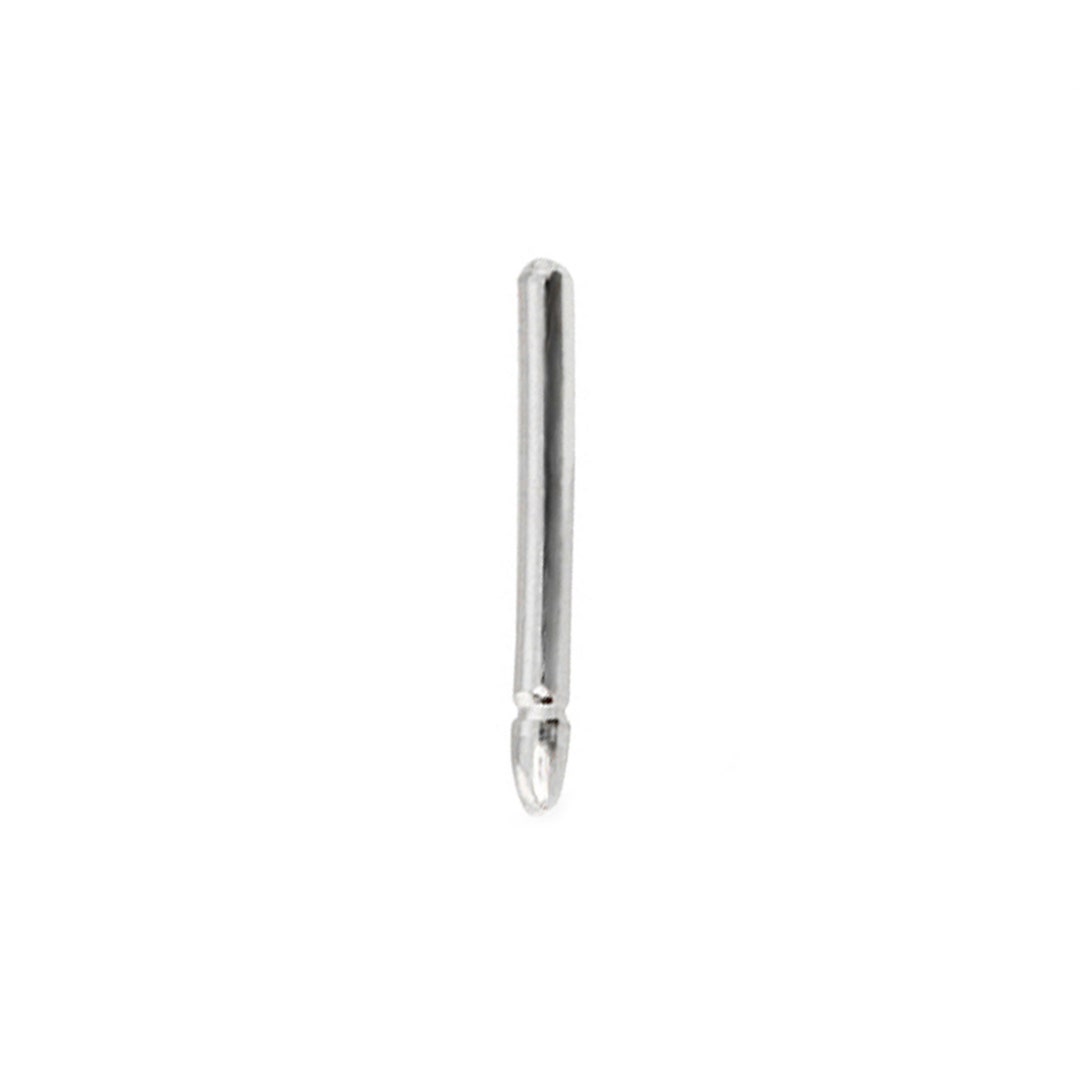 Sterling Silver Lapel Pin Silver Single Notch Lapel Pin Suit Lapel Pin