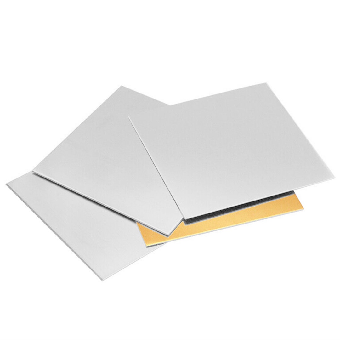 Bonded Silver & Copper Sheet Metal 925 Sterling Silver Fused With