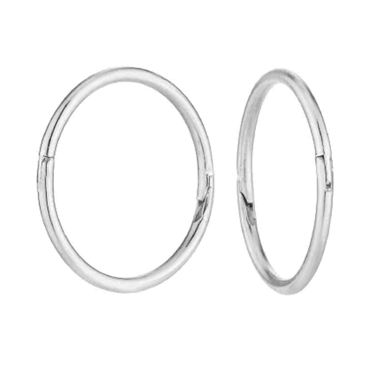 White gold hinged sleepers best sale