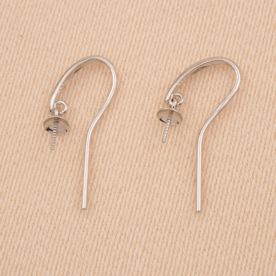 100 Ohrringhaken Aus Kupfer - Mit Kugel Und Spirale, Hypoallergen