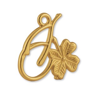 Solid 9ct Yellow Gold Lucky Charms Cluster Charm - Good Luck Charms - 9k Necklace & Bracelet Charms - 375 Yellow Gold Earring Charm