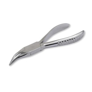 Premium Grade Curved Nose Pliers | Polished Tool Steel | Professional Jewellery Making Tools | Beading Pliers, Wire Bending Jewellery Pliers