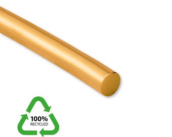 100% Recycled Pure 24k Gold Wire - 10cm - 18 Gauge / 1.0mm Thickness - Genuine 9999 Solid Gold Wire - 9999 Gold Round Wire - Thin Gold Wire