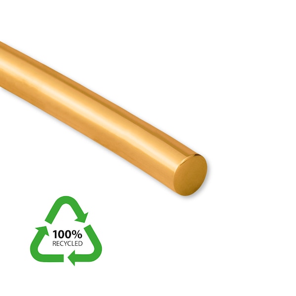 100% Recycled Pure 24k Gold Wire - 10cm - 18 Gauge / 1.0mm Thickness - Genuine 9999 Solid Gold Wire - 9999 Gold Round Wire - Thin Gold Wire