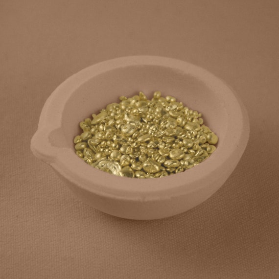 18k Yellow Gold Casting Grain, 750 Yellow Gold Granule, Genuine