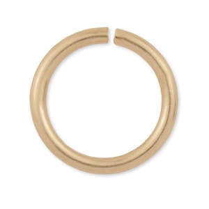 9k Yellow Gold Open Jump Rings, Thin Jump Rings For Necklace Chain Earrings, 9ct Gold Jewellery Connector Rings, Jewellery Making Supplies