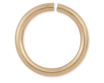 9k Yellow Gold Open Jump Rings, Thin Jump Rings For Necklace Chain Earrings, 9ct Gold Jewellery Connector Rings, Jewellery Making Supplies