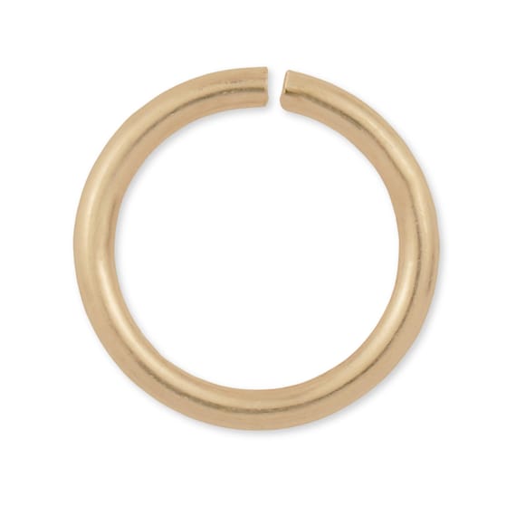 9k Yellow Gold Open Jump Rings, Thin Jump Rings For Necklace Chain Earrings, 9ct Gold Jewellery Connector Rings, Jewellery Making Supplies