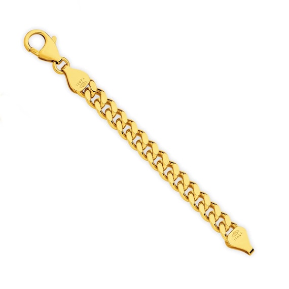 18k Solid Gold Miami Cuban Link Chain Extender Custom Length